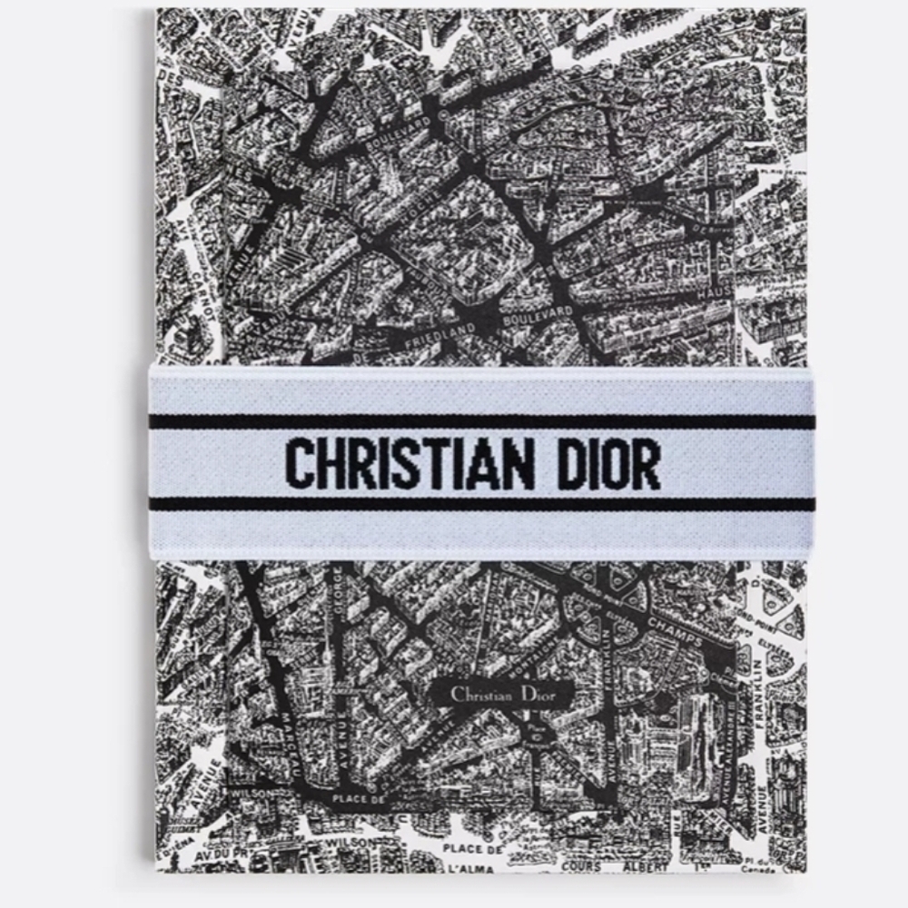 Dior Black Plan De Paris Notebook Set